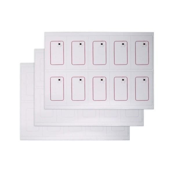 

Inlay RFID / NFC Sheet A4 Mifare 1k S50 13.56 Mhz isi 10 lembar