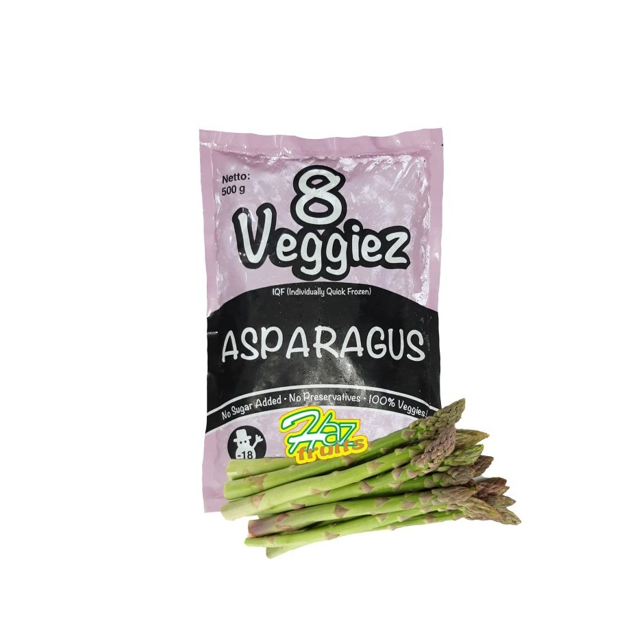 

Asparagus 8 Veggiez 500 Gr Asparagus Frozen IQF
