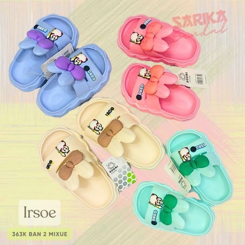 Sandal Irsoe 363K BAN 2 MIXUE Sandal Irsoe Oreo Sandal Oreo Sandal Mixue Sendal Irsoe Mixue Oreo Sen
