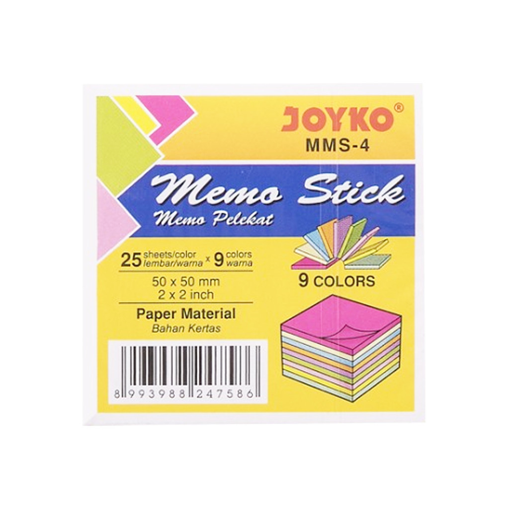 

Sticky Note Memo Stick Kertas Memo Memo Tempel Joyko