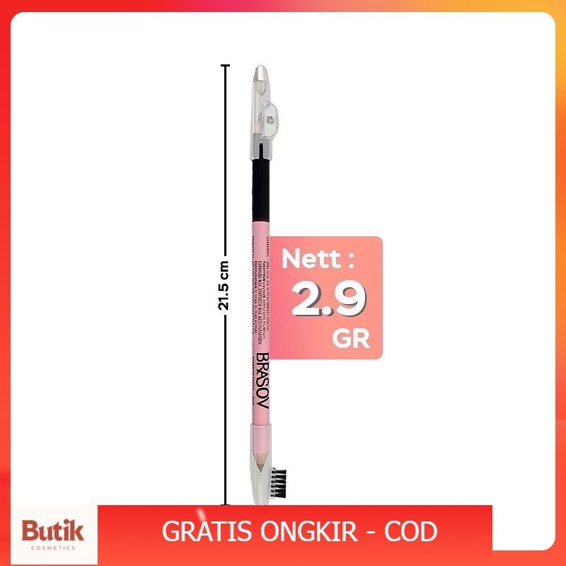 

BC - PENSIL ALIS BRASOV DUO WARNA HITAM COKLAT