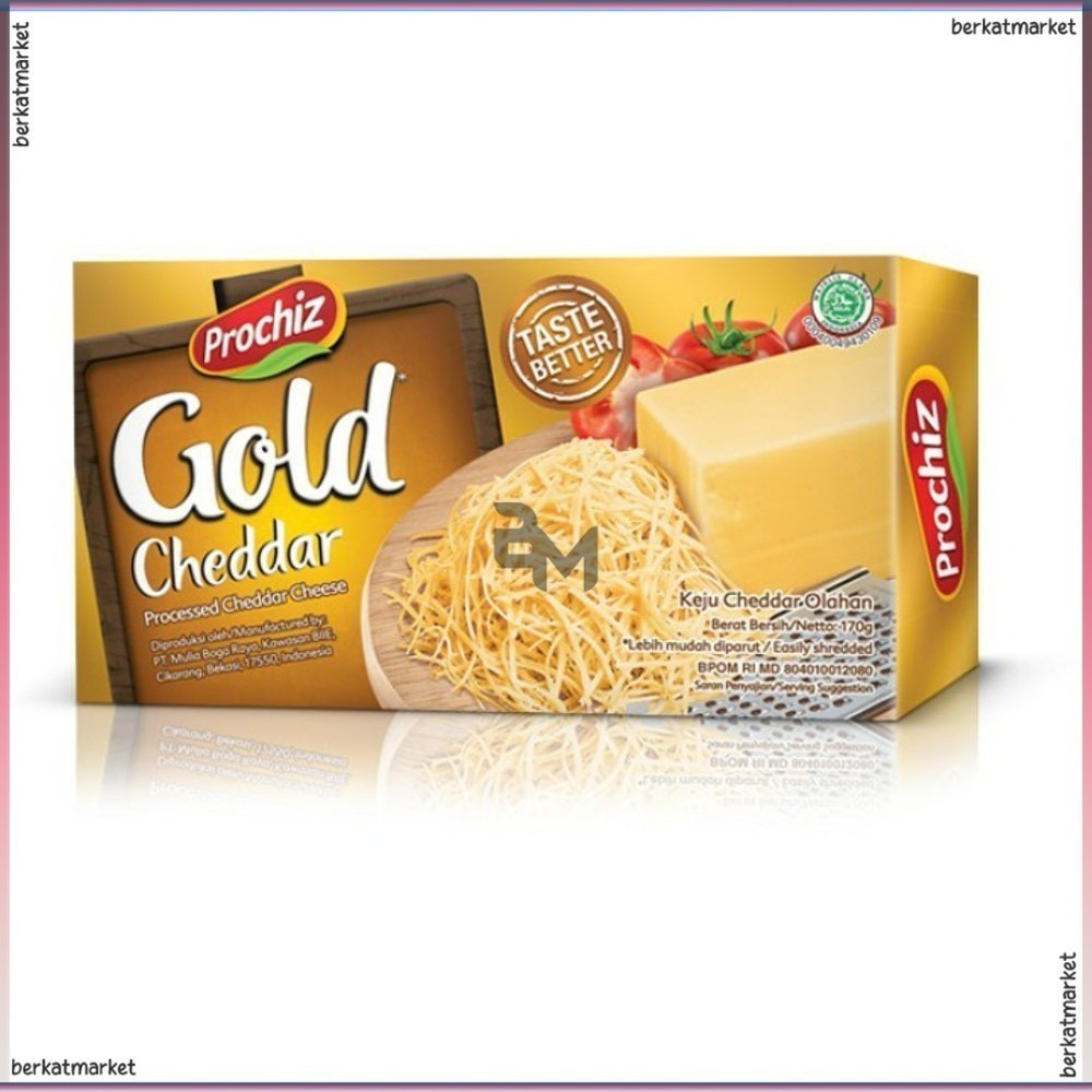 

CHEESE PROCHIZ GOLD CHEDDAR 160G KEJU BALOK OLAHAN KEJU