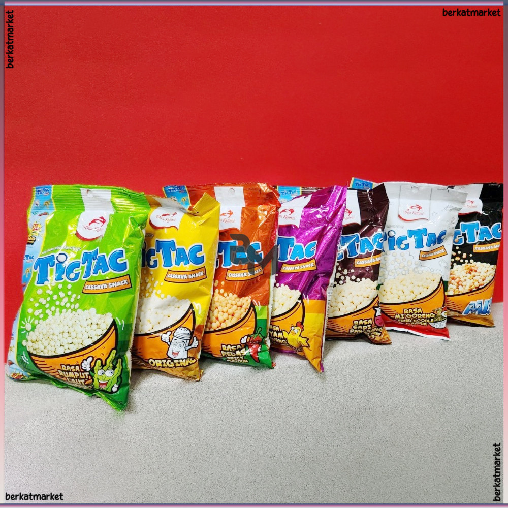 

Tic Tac Pilus Snack Dua Kelinci Mix Sapi Panggang Ayam Bawang Mie Goreng Pedas 80gr Jumbo 1 Renceng Sachet Kiloan Dus