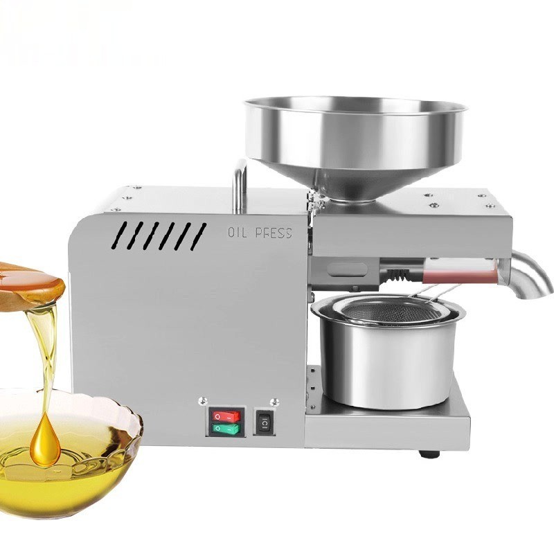 X5 Automatic Cold Oil Press Machine Electric Sesame Peanuts Oil Presser Home Hemp Flax Seeds Oil Ext