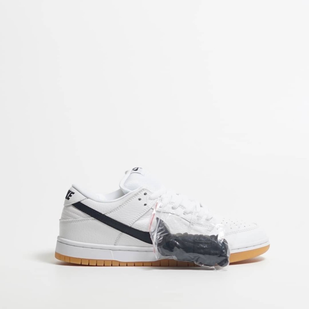 Nike Sb Dunk Low Pro Iso Orange Label White Black Gum