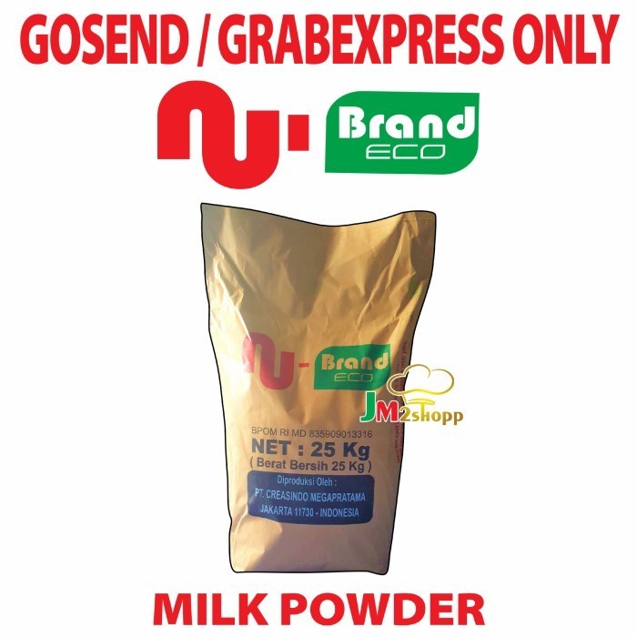 

TERJUAL Susu Bubuk Nu Brand Eco 25 Kg (Pengiriman Instan)