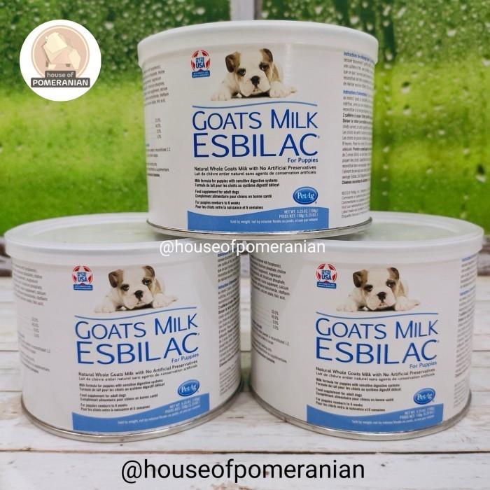 

TERJUAL ESBILAC goat milk puppy dog 150gr 340gr susu bubuk anak anjing babies - 150gr