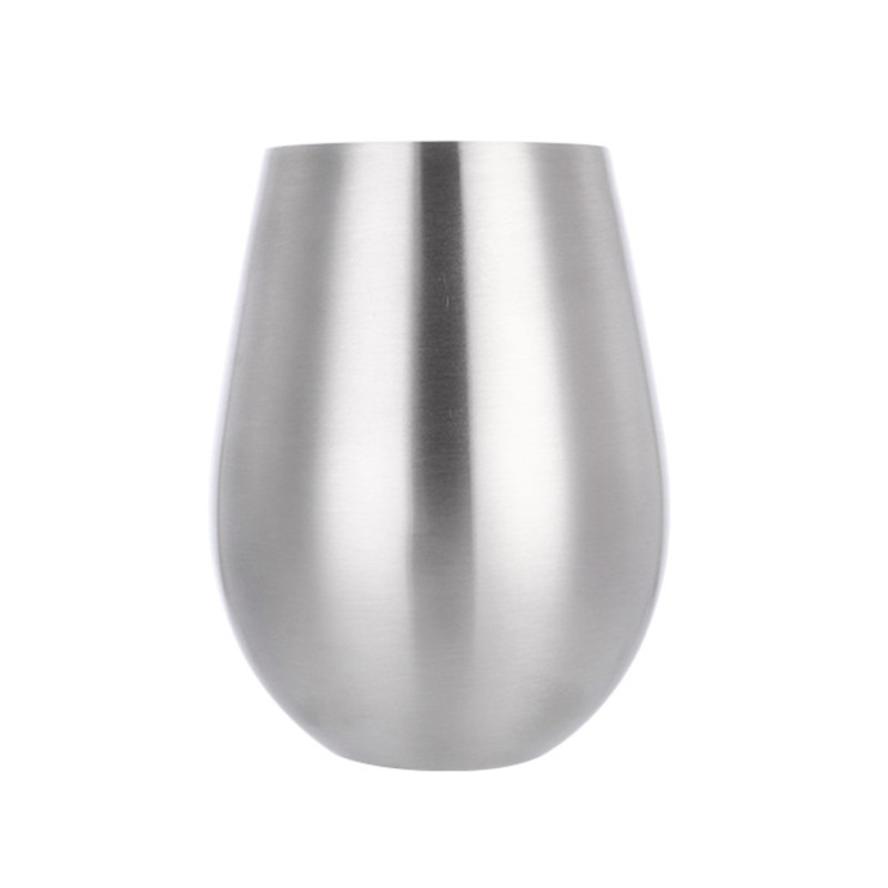 500ml Stainless Steel Beer Cup Wine Tumbler Bottomless wine glasses Cocktail Wine Glasses Big Capaci