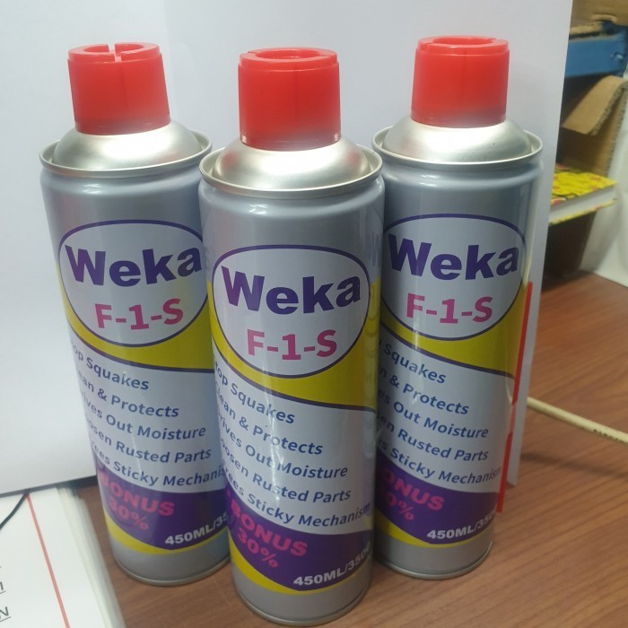 WEKA F1S Pelumas Anti Karat 450ml Lubricant Pelumas Anti Karat Logam / Pelumas Anti Karat