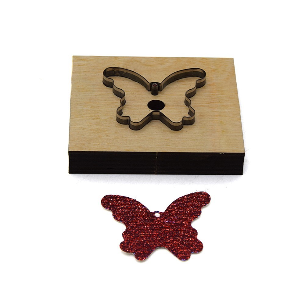 

Rule Die Cut Steel Punch Butterfly Pattern Pendant Cutting Mold Wood Dies Cutter for Leather Paper Art Crafts