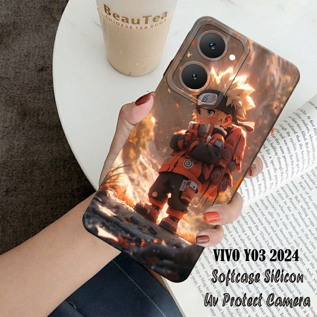Case VIVO Y03 2024 - VIVO Y03 2024 Terbaru - Softcase  VIVO Y03 2024  - Softcase Pro Camera - Casing