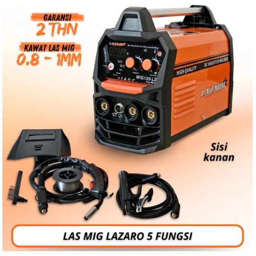 Mesin Las LAZARO MIG MMA120 LZ Trafo Las Inverter Mesin Travo Trapo Listrik Lass Welding Machine Sta