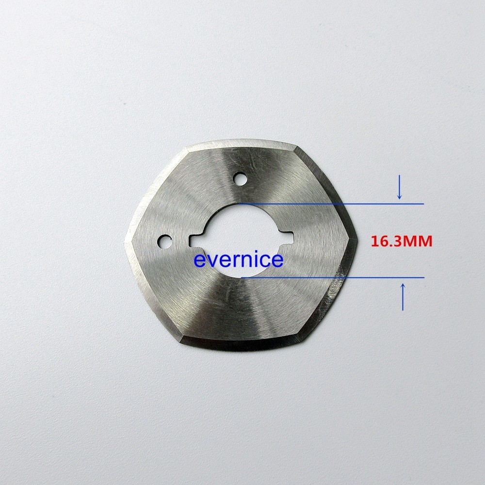 

50mm Hexagon Blade Rs50 For Rotary Blade Electric Fabric Cloth Cutting Machine