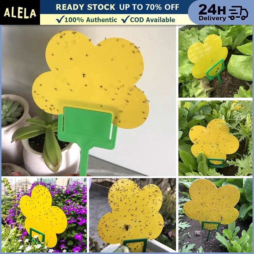 10 Lembar Lem Perekat Lalat Buah Perangkap Hama Likat Kuning Yellow Sticky Trap