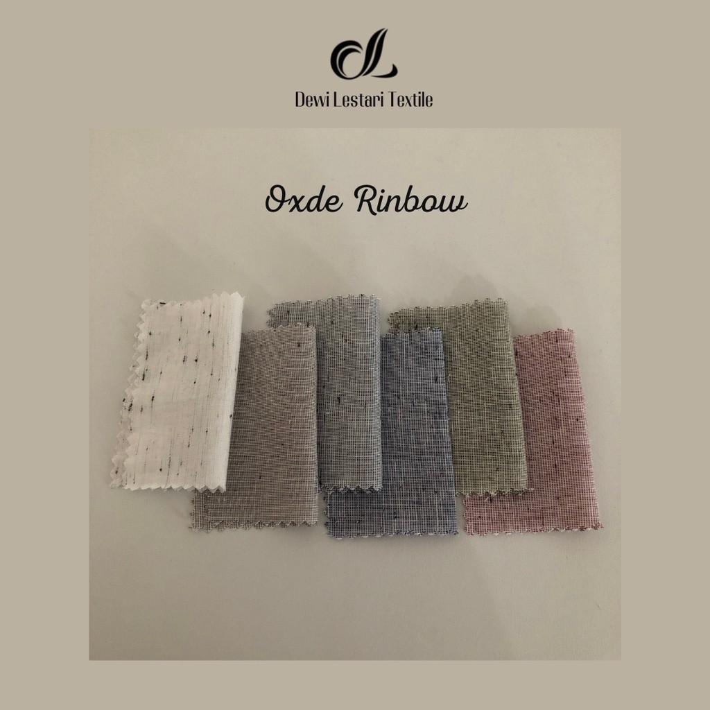 [ECER] Kain Bahan Oxde Rainbow