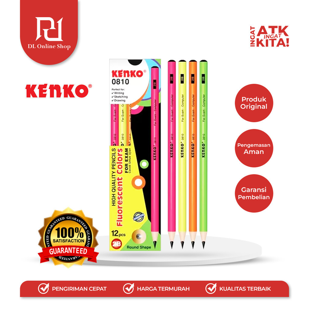 

KENKO PENSIL 2B - 0810 FLURORESENT (1LSN/ 12PCS)