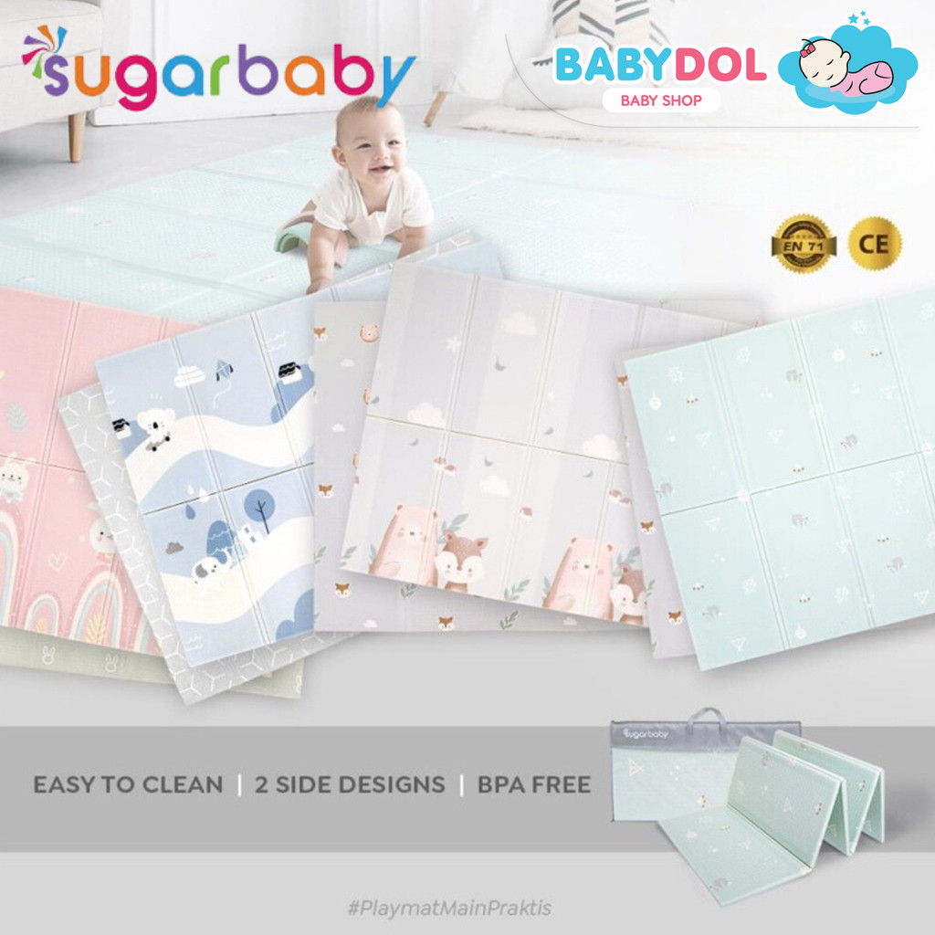BABYDOL Sugar Baby Foldable Baby Playmat Karpet Bayi