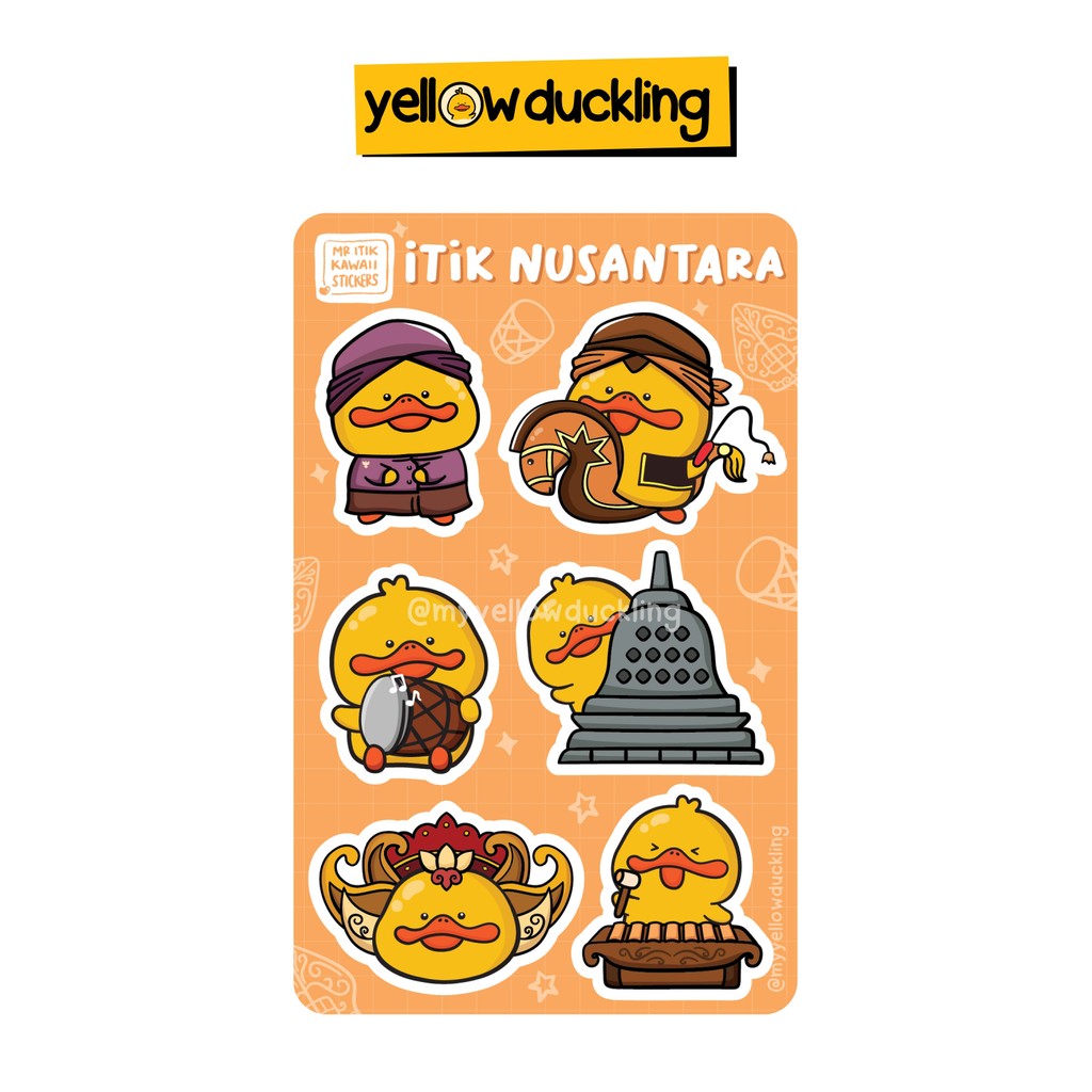 

STICKER - ITIK NUSANTARA - YELLOW DUCKLING