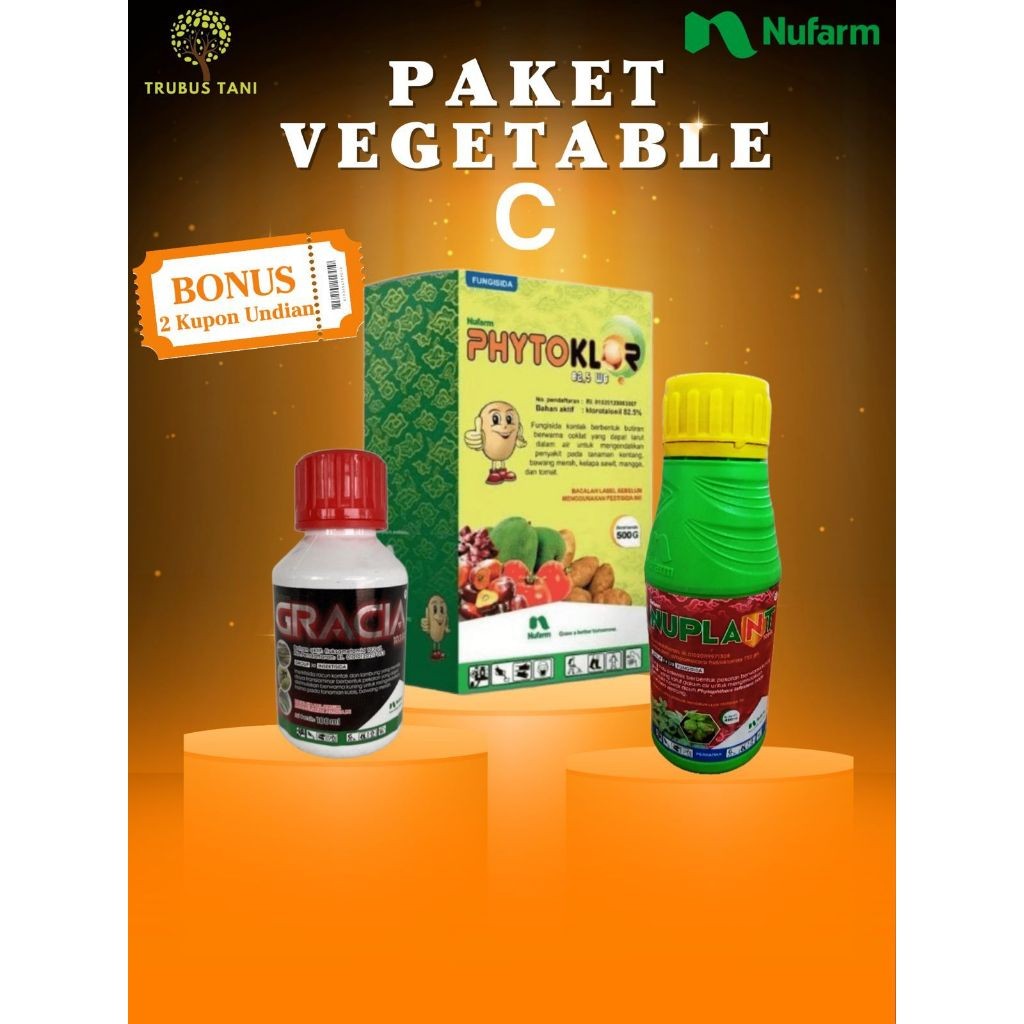 PAKET CABAI NUFARM C FUNGISIDA Phytoklor, INSEKTISIDA GRACIA, FUNGISIDA Nuplant
