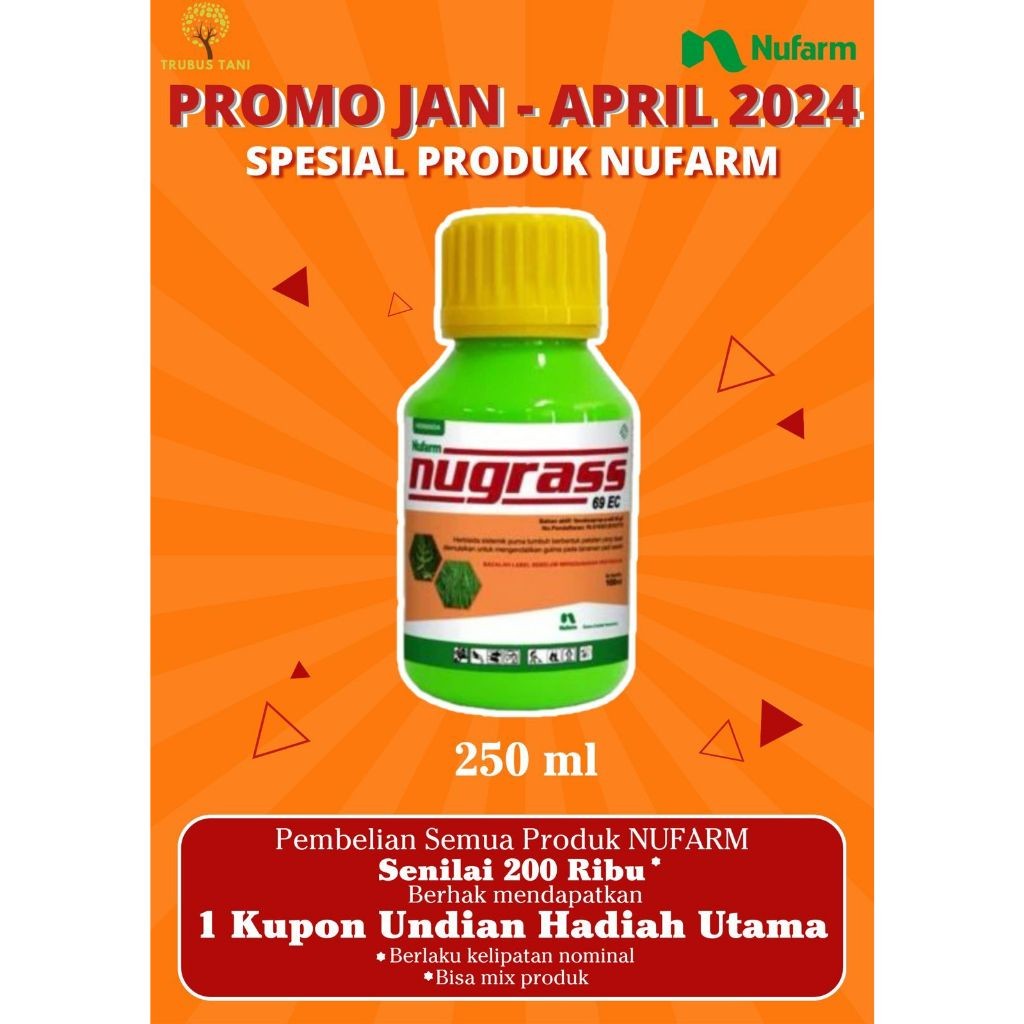 HERBISIDA Nugrass 69 EC 250ml NUFARM