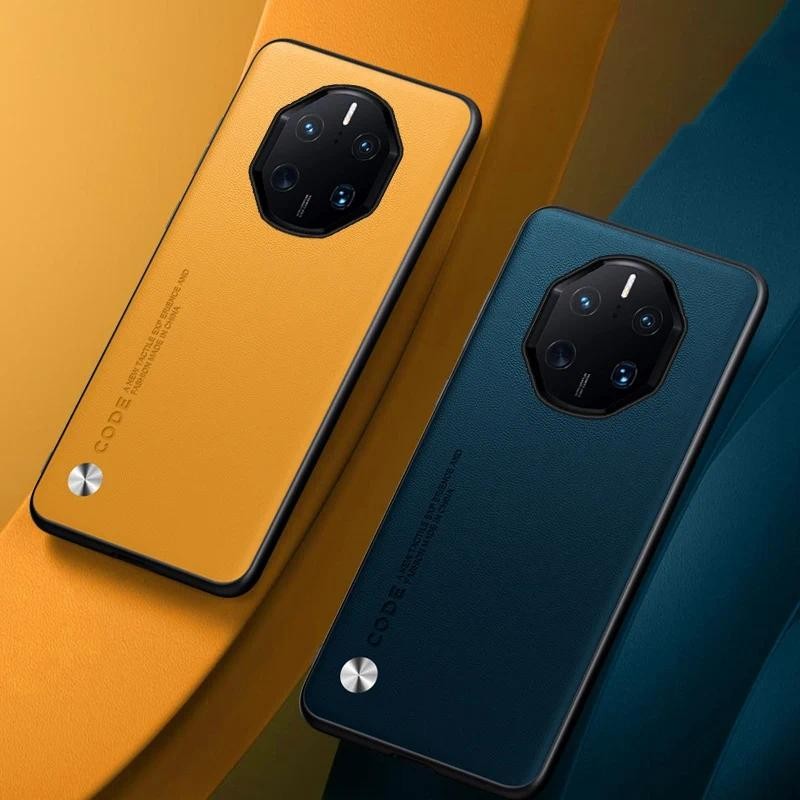 New Phone case Huawei Mate 40 50 RS 50 Pro Carbon Fibre Leather Silicone Protection Casing For Huawe