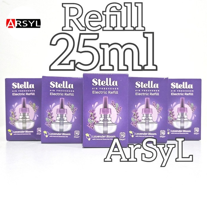 Stella Elektrik Refill Pengharum Pewangi Ruangan 25ml - Lavender Bloom