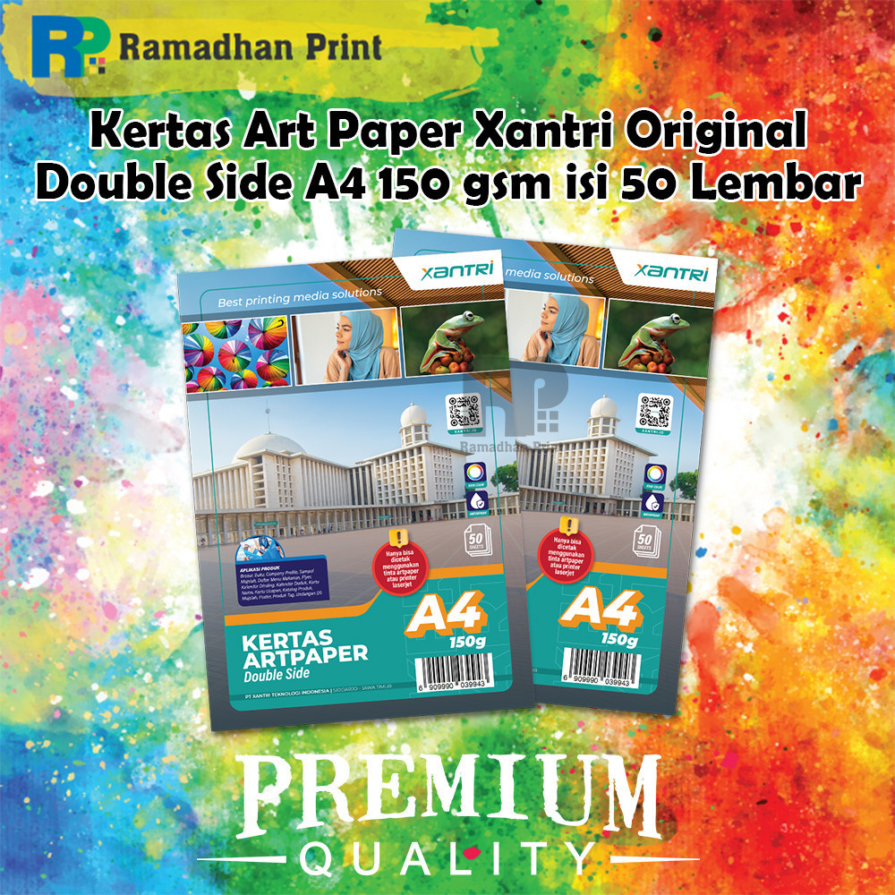 

Kertas Photo Paper A5 A4 Kertas Art Paper Double Side 120gsm 150gsm 210gsm Photo Paper Kertas Art Karton Cartoon Carton