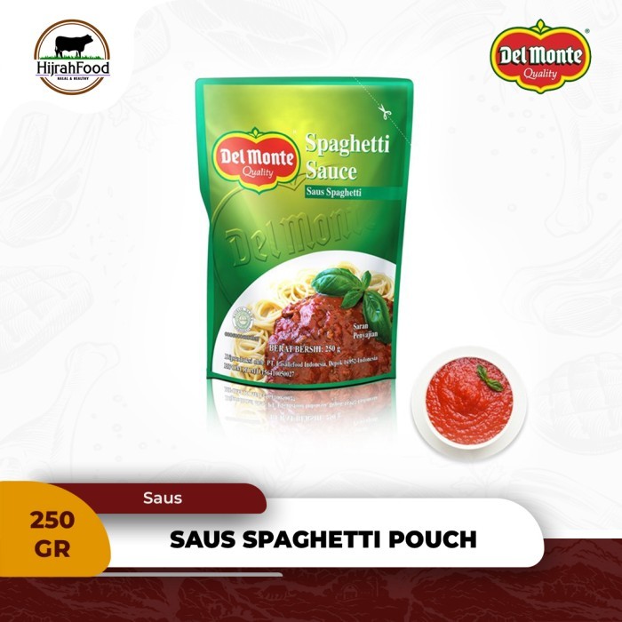 

Del Monte Spaghetti Sauce | Delmonte Saus Spageti Pouch - 250 gr