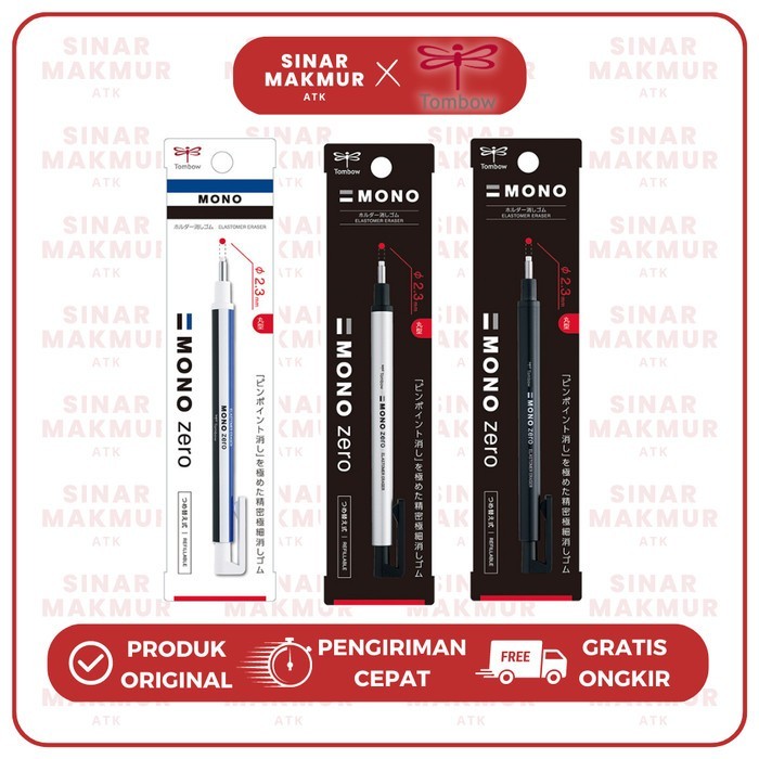 

Penghapus Pensil/Penghapus Mekanik/Mehcanic Eraser Mono Zero 2.3mm Mono Tombow (Pcs)