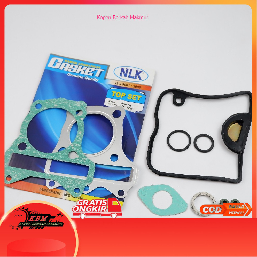 Top Set Paking Blok Seher Suzuki Spin 125 - NLK Sparepart Motor Original