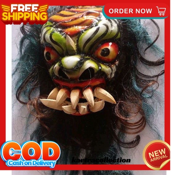 mainan anak topeng Buto gedruk  barongan