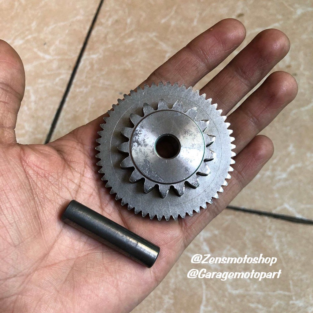 Gear Starter Gigi Kecil Penghantar Dinamo Starter Supra X 125 Karisma Ori Copotan