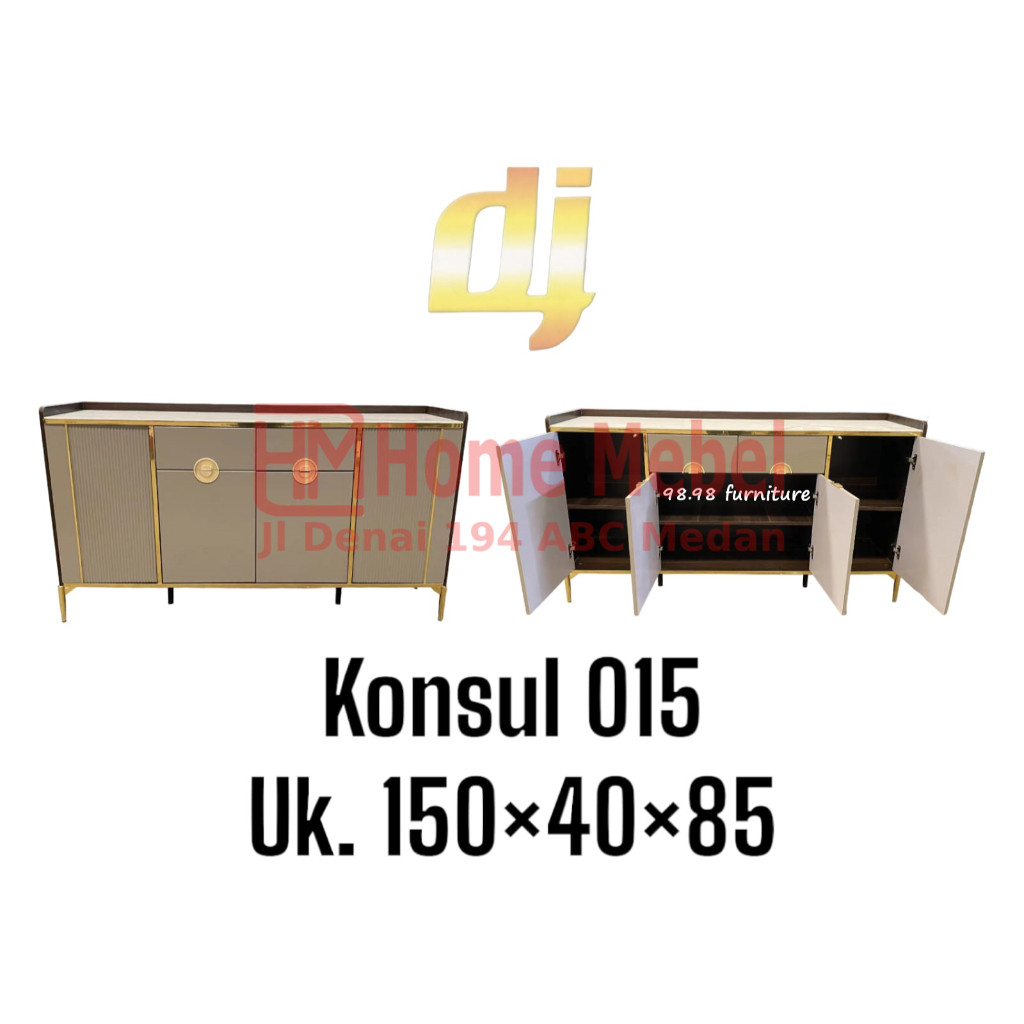 NEW - Buffet Konsul Import -  Buffet Meja Terbaik - Medan