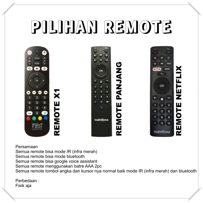 STB Android BOX ZTE 4K B866F OS 11 Full Aplikasi - REMOTE X1