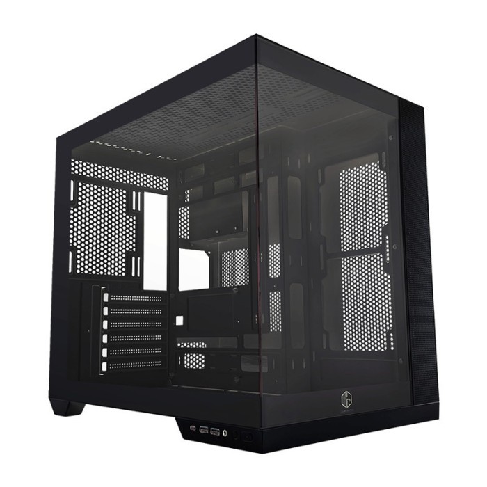 CUBE GAMING Knoma - ATX, Micro ATX Gaming PC Case - Black