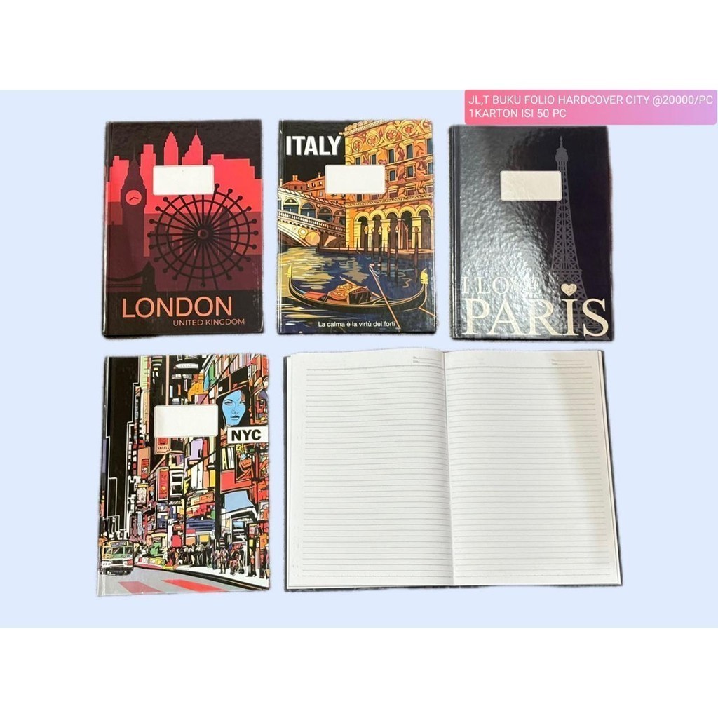 

BUKU TULIS FOLIO HARDCOVER CITY