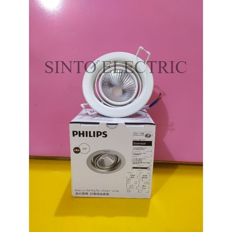 Spotlight 3W Downlight Pomeron Philips