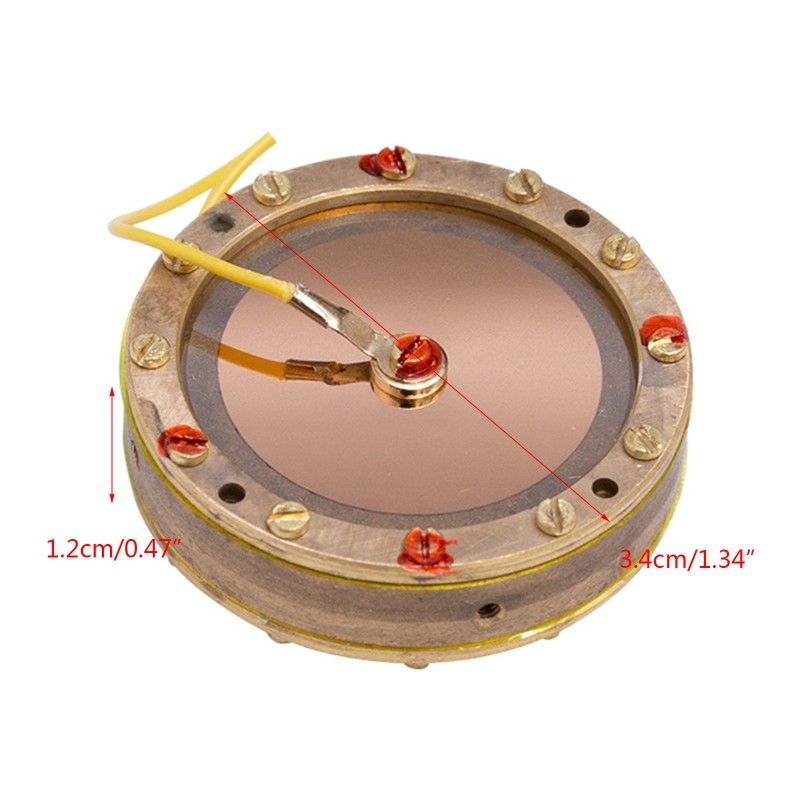 77JC 34mm Large Diaphragm Microphone Cartridge Core Recording Condenser Mic Capsule