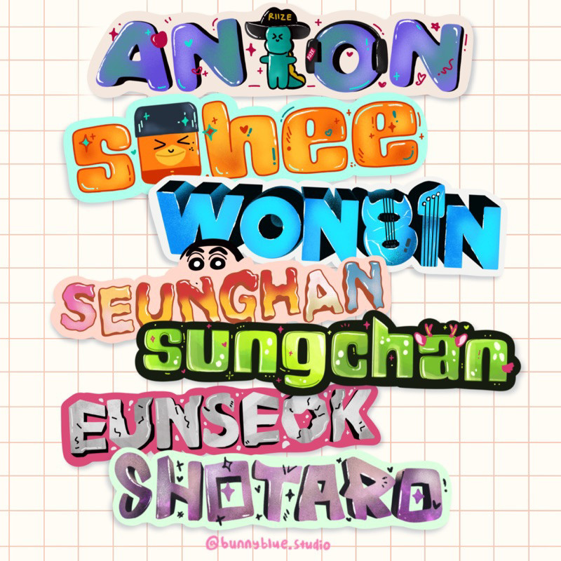 

RIIZE Member Name Satuan (MINIMAL 3)