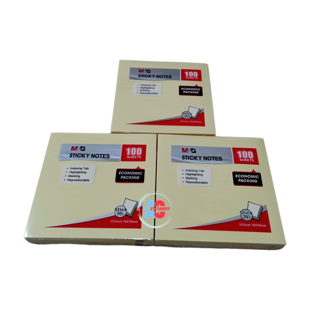 

Sticky Notes YS-65 M&G ( isi 100 sheets )