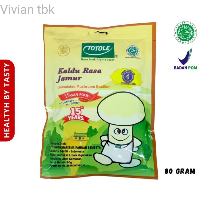 

vv Kaldu Rasa Jamur Totole Penyedap Rasa Mushroom Bouillon 80g