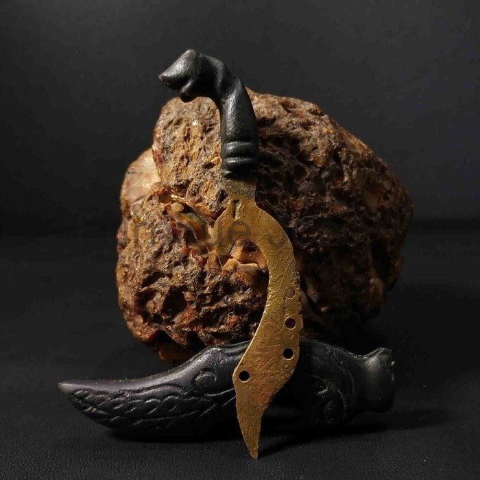 Kujang Mini Kuning Unik Antik Murah FJ2334