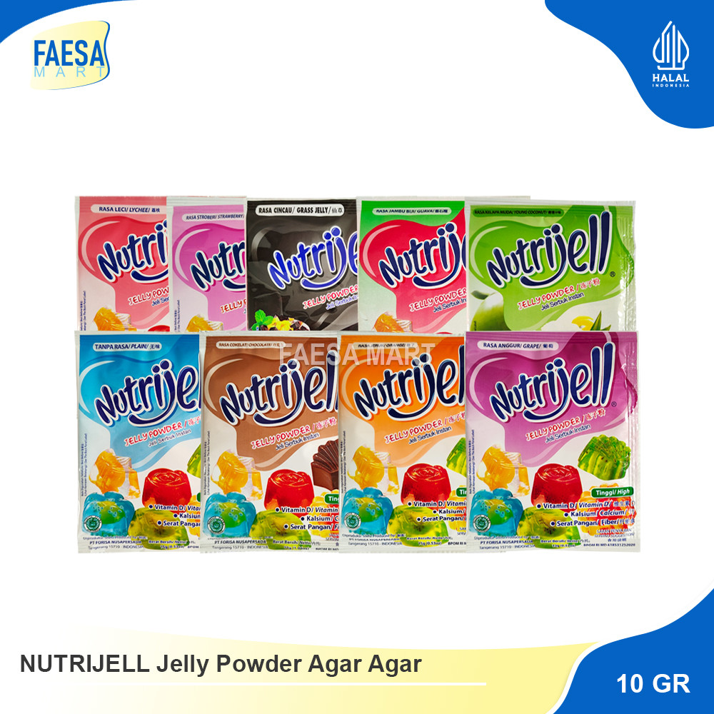 

NUTRIJELL Jelly Powder Agar Agar 10gr (Kecil)