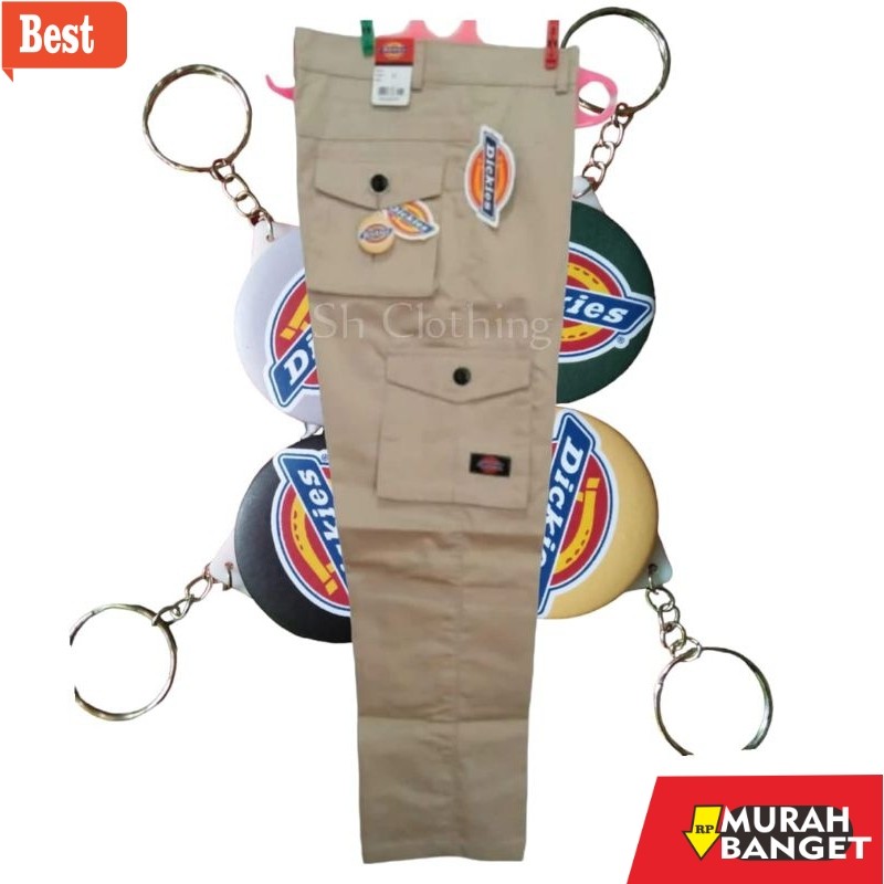 celana cargo panjang pria CELANA CARGO PANJANG PRIA STANDARD REGULER FREE GANTUNGAN PIN DISTRO