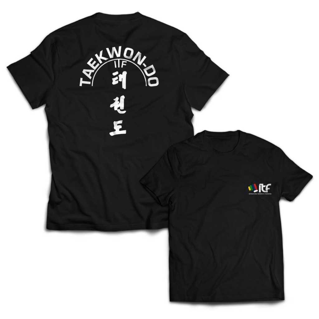 Kaos Pria ITF TAEKWONDO Dewasa Baju Atasan Unisex PakeKaos