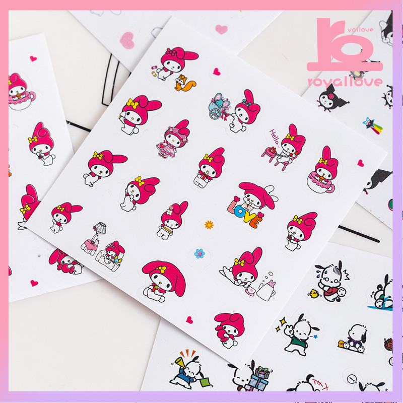 

COD Stiker Sanrio Stiker Kartun Anak-anak Stiker Tahan Air Putri Lucu Stiker Kuromi