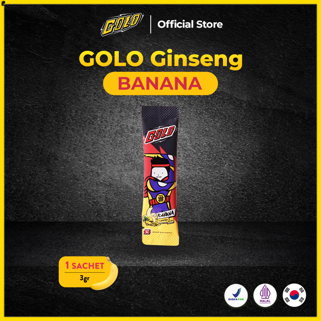 GOLO Ginseng Botanical Banana 1 Sachet renataa13