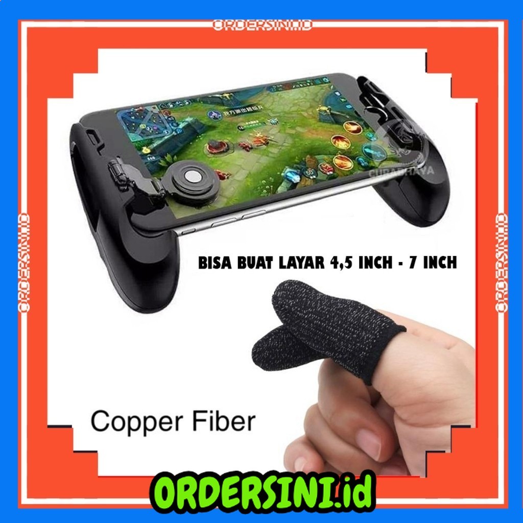 ODS [ PAKETAN ] GamePad JL- 01 Game Pad Analog Plus Sarung Jempol