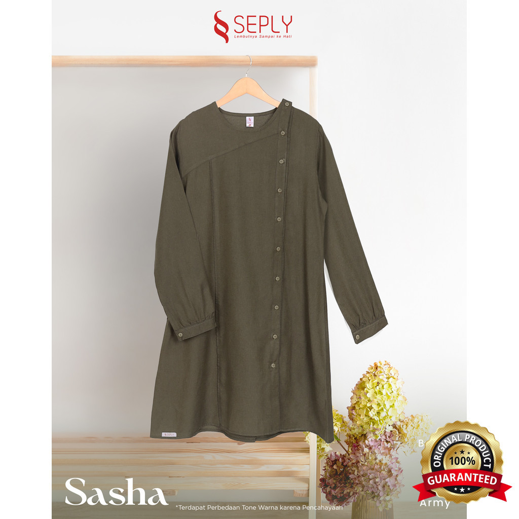 SabilaMall - Sasha 25 Baju Atasan Tunik Wanita Muslimah by Ethica Seply