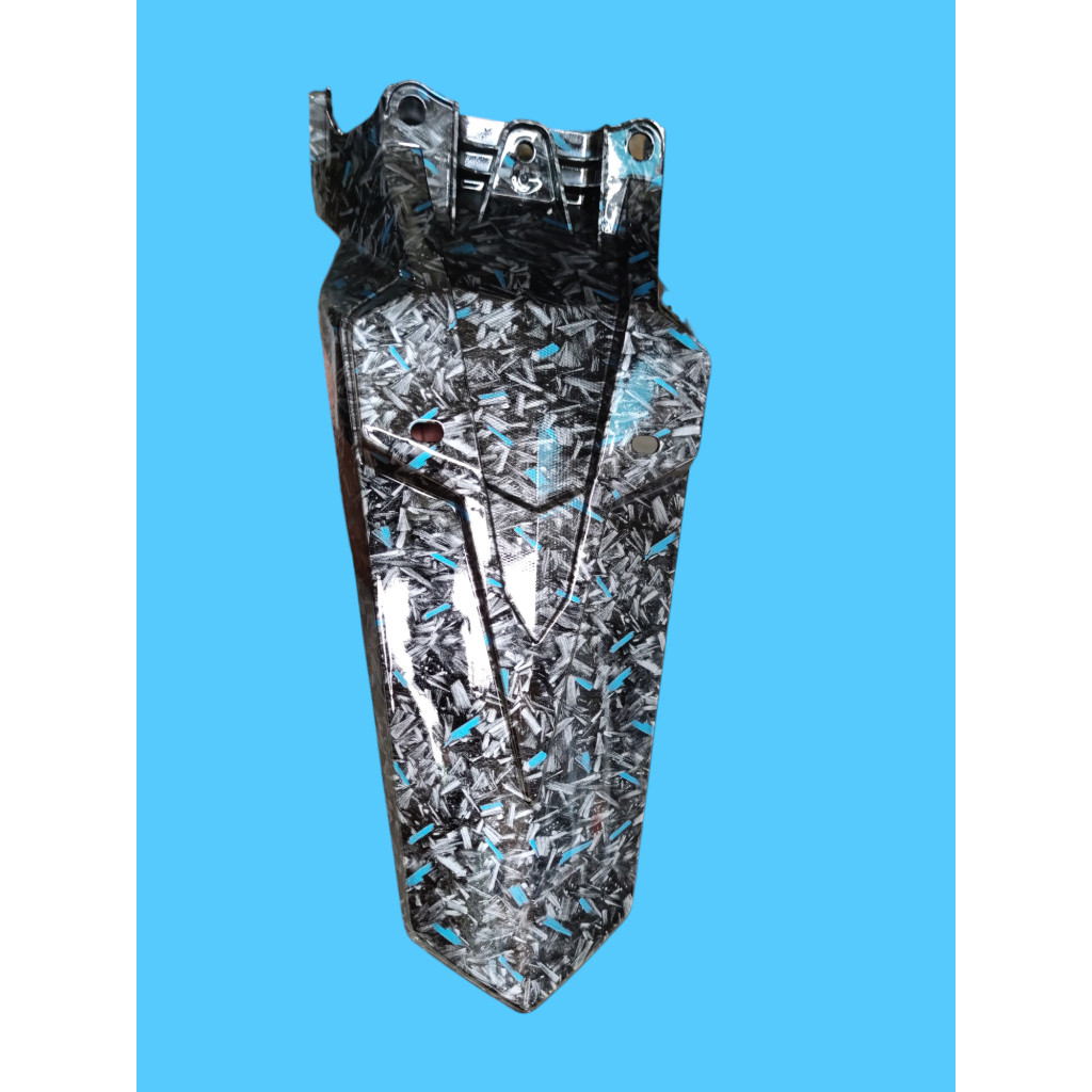 Forged biru spakbor belakang pcx160 AES VARIASI 27